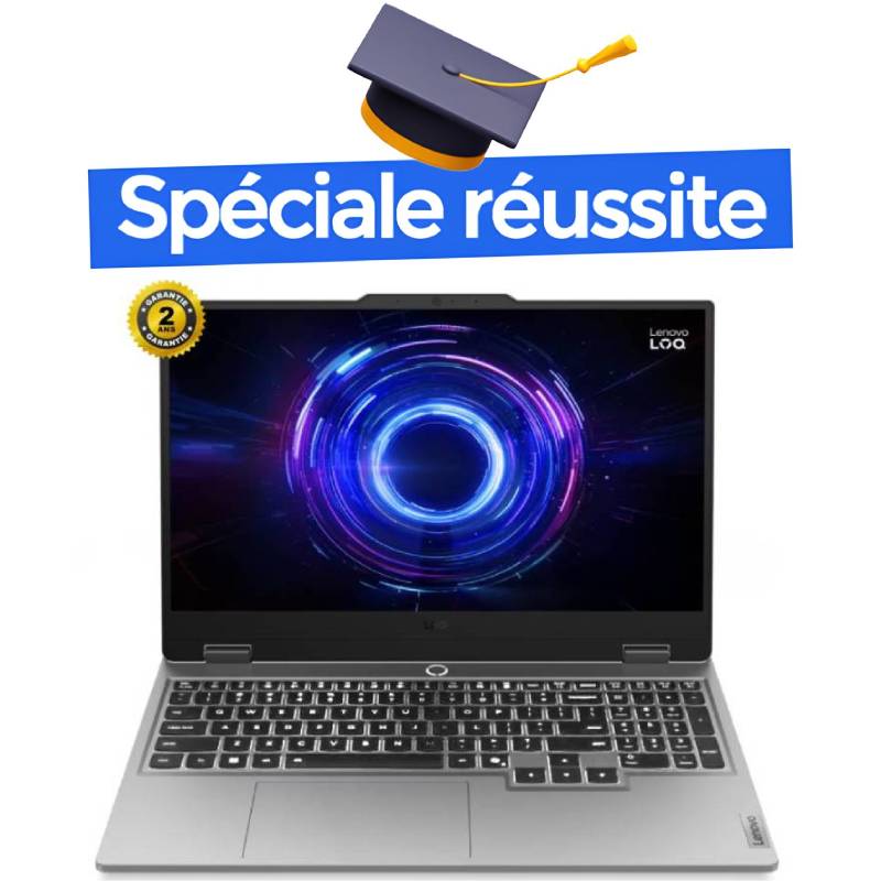 PC Portable Gamer LENOVO LOQ 15IRX10 i7 13è Gén 24G RTX 5050, Photo boutique MyTek chez MyTek