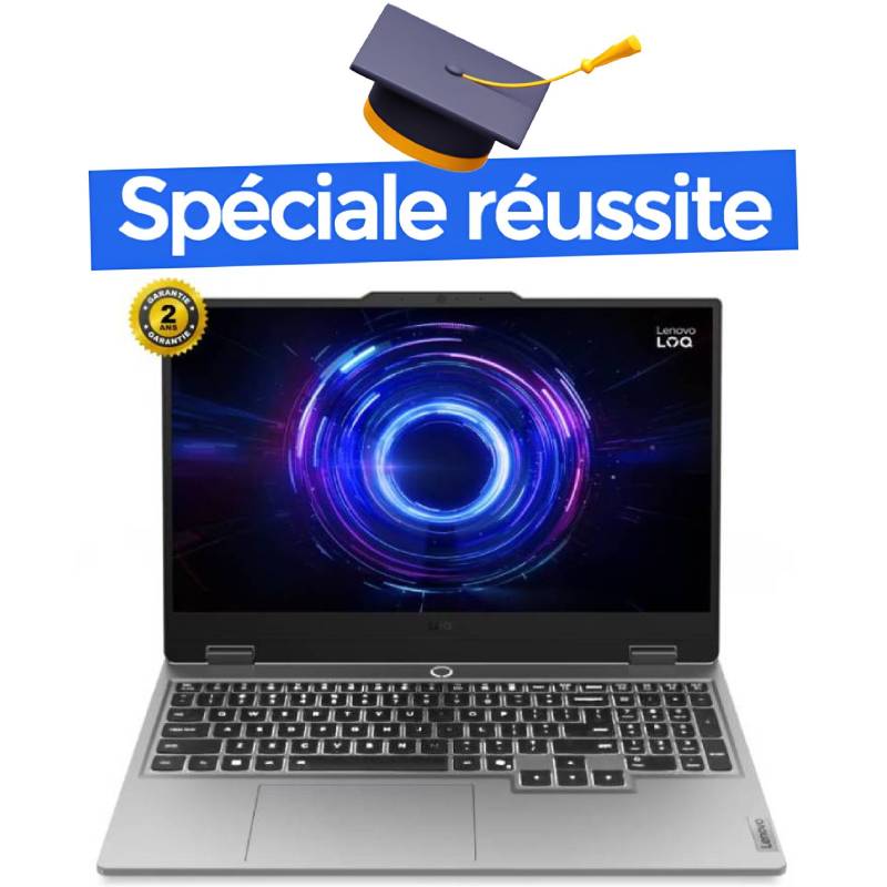 PC Portable Gamer LENOVO LOQ 15IRX10 i7 14è Gén 16Go RTX 5060, Photo boutique MyTek chez MyTek