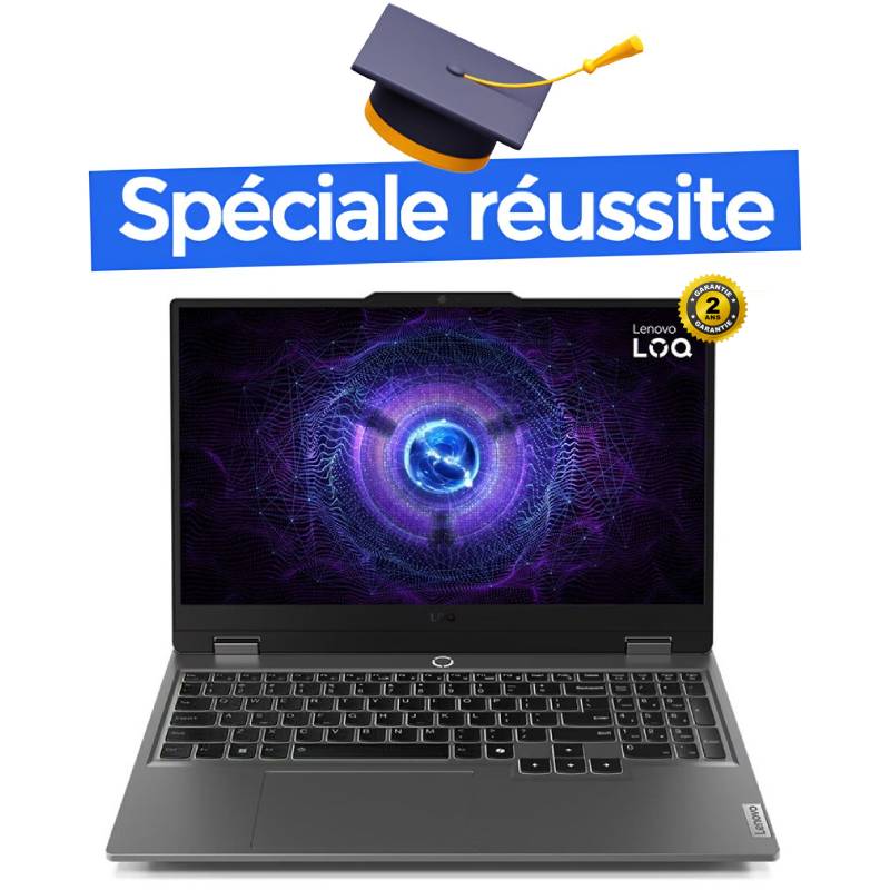 Pc Portable Gamer Lenovo LOQ 15IRX9 i7 13Gén 32Go 512Go SSD, Photo boutique MyTek chez MyTek