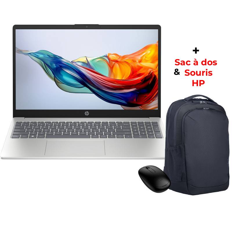 PC Portable HP 15-fc0180nk AMD RYZEN 3 8Go 512Go SSD - Silver, Photo boutique MyTek chez MyTek