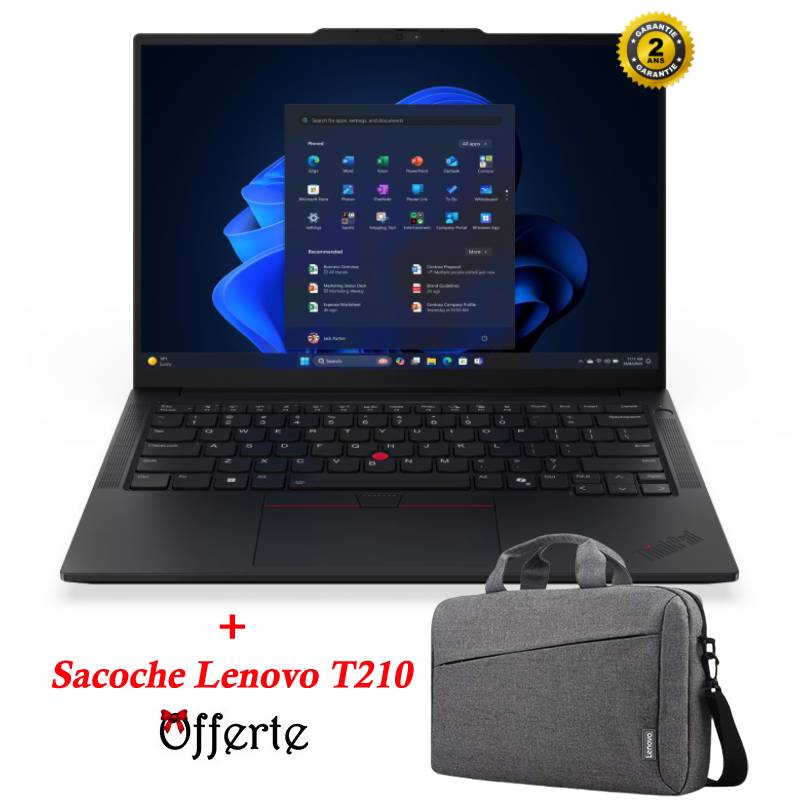 PC Portable LENOVO ThinkPad E14 Gen 7 Ultra 5 225U 24Go 512Go SSD - Noir