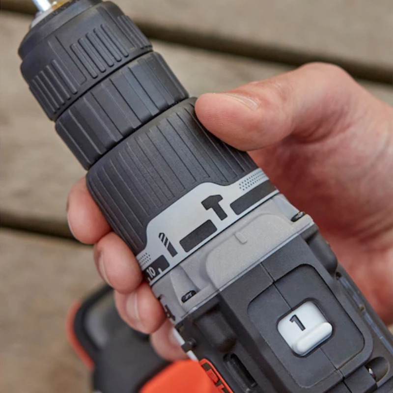 Perceuse Visseuse BLACK+DECKER Brushless Sans Fil - BDCHD12S1-QW - Image 5