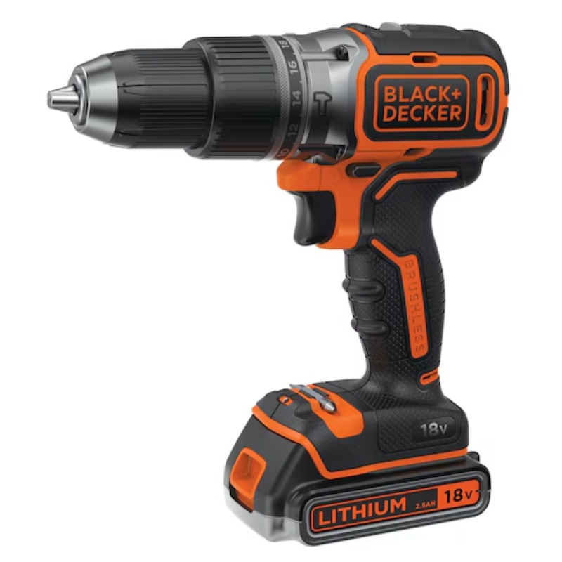 Perceuse Visseuse BLACK+DECKER Brushless Sans Fil - BL188E2K-QW