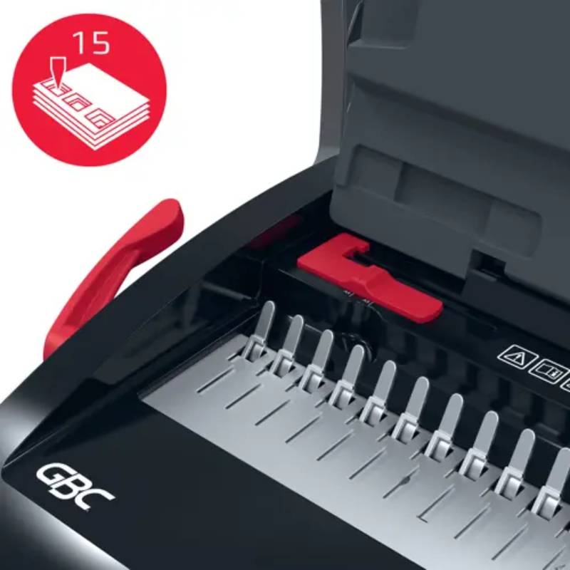 Perforelieuse GBC CombBind CB 15 - Noir & Argent - Image 5