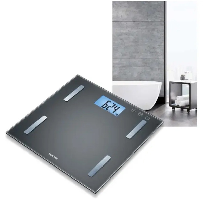 Pèse Personne Impédancemètre BEURER BF180 180Kg - Gris - Image 2