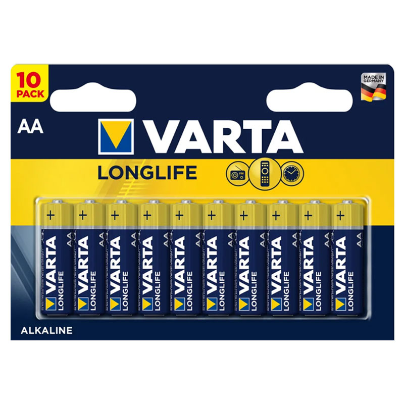 Varta BV-LL 10 AA Batterie à usage unique Alcaline, Photo boutique MyTek chez MyTek