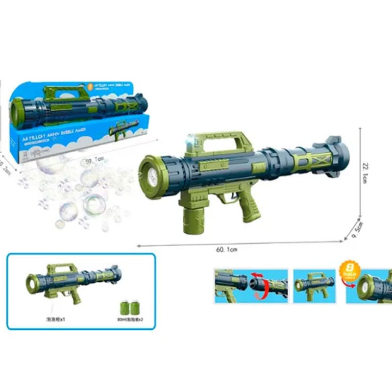 Pistolet à Bulles Automatique Pour Enfants - Vert - Image 2