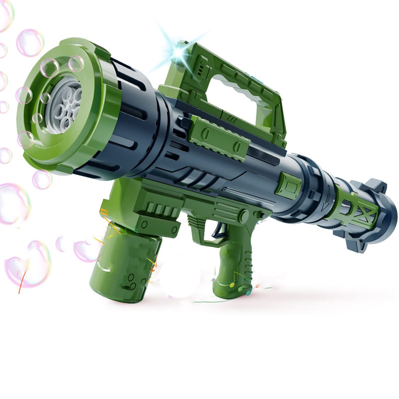 Pistolet à Bulles Automatique Pour Enfants - Vert