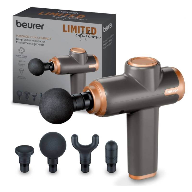 Pistolet de massage BEURER Avec 4 Embouts + 5 Niveaux - Image 2