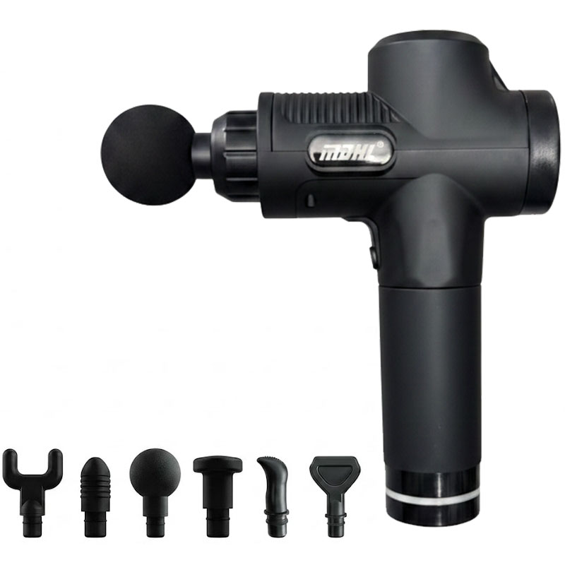 Pistolet de Massage à Percussion Sans Fil MDHL - Noir