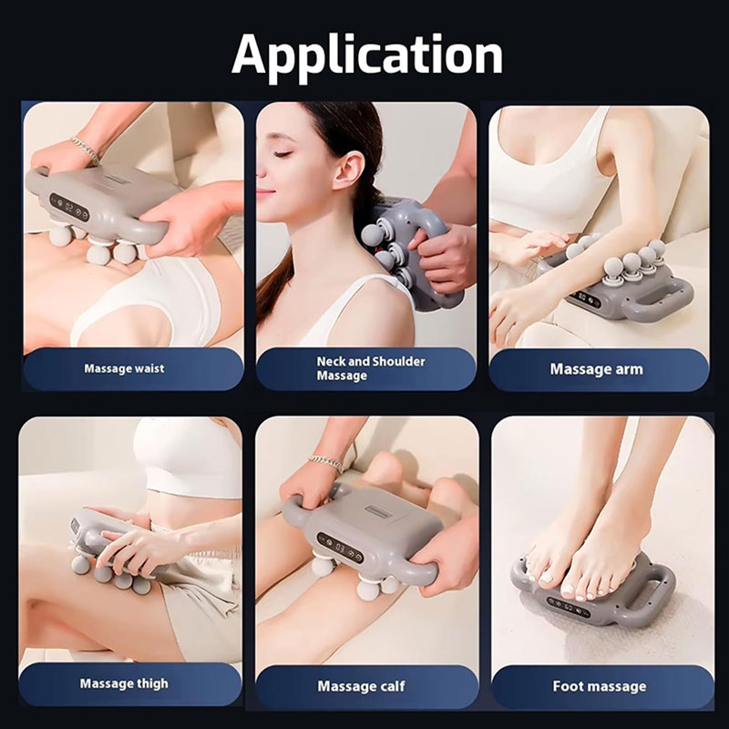 Appareil de Massage Professionnel électrique YX-840 8 Têtes - Gris - Image 2