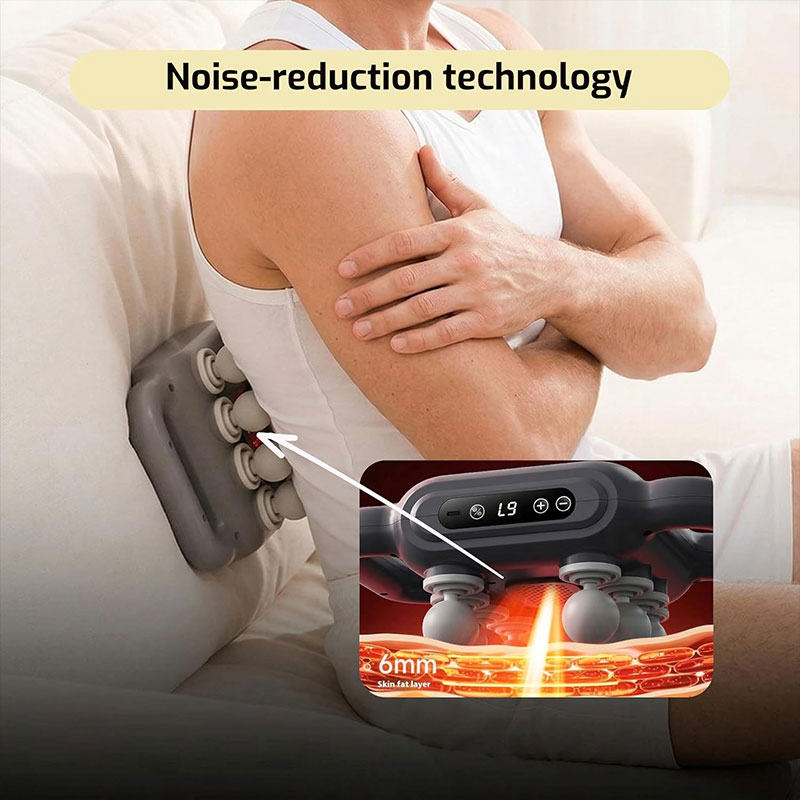 Appareil de Massage Professionnel électrique YX-840 8 Têtes - Gris - Image 5