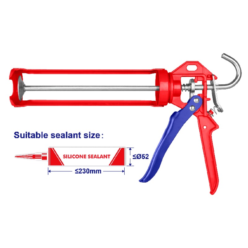 Pistolet EMTOP silicone 9"230mmp-alum  ECGN01091