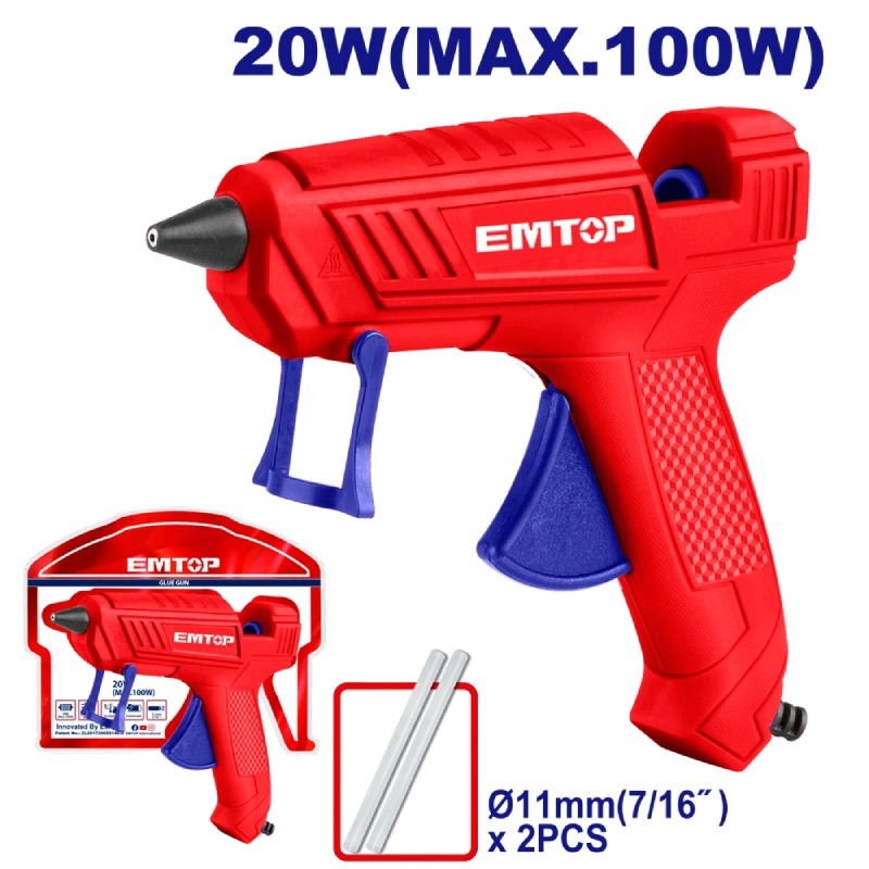 PISTOLET SILICON ELECTRIQUE EMTOP 100W - EGGU1401 - Image 2