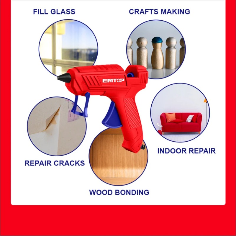 PISTOLET SILICON ELECTRIQUE EMTOP 100W - EGGU1401 - Image 3