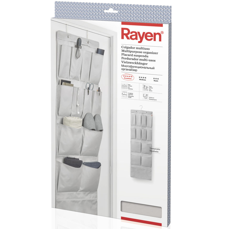 Placard Suspendu Rayen À Usages Multiples - Gris - Image 7