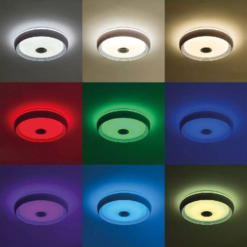 PLAFONNIER KSIX GLORY RGB+CCT 47CM 6200LM 58W ILINK HP 5W - BLANC - Image 3