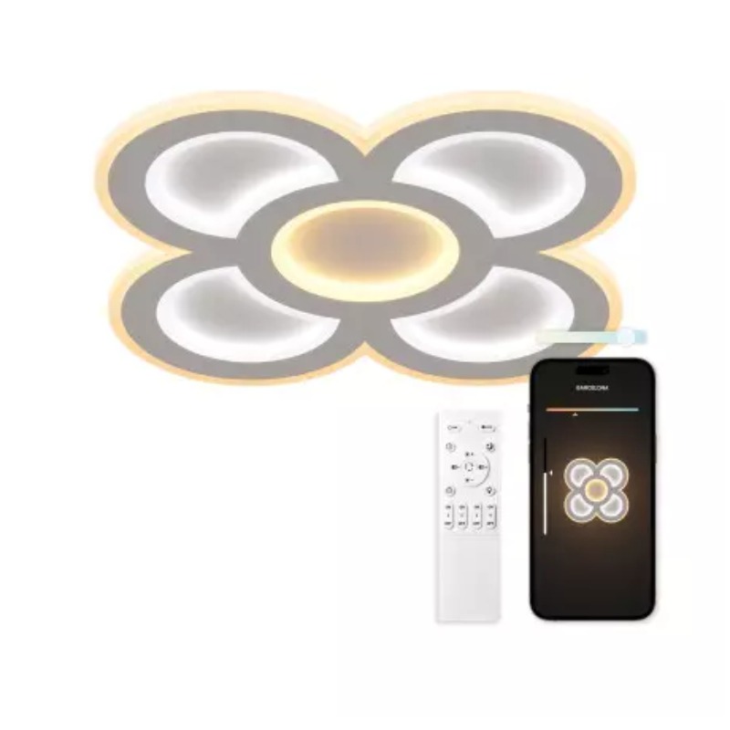 Plafonnier barcelona KSIX 40cm cct 11387lm 90w tuya blanc - Image 2