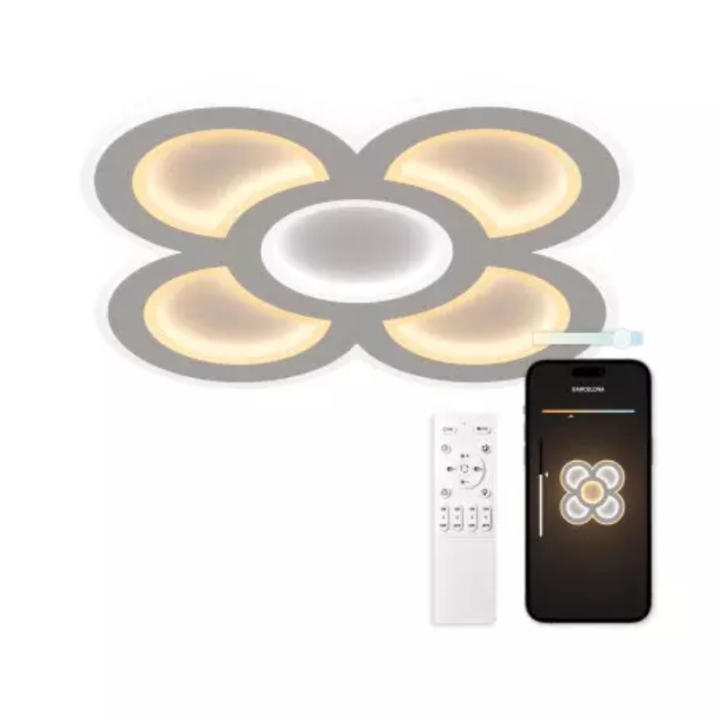 Plafonnier barcelona KSIX 40cm cct 11387lm 90w tuya blanc