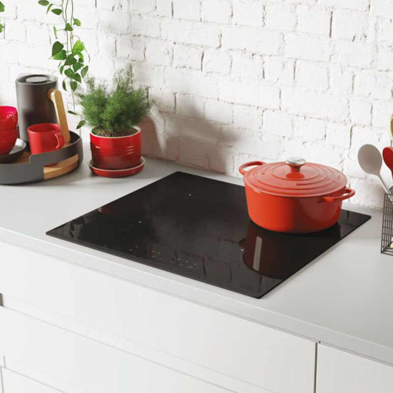 Plaque de Cuisson Encastrable HOOVER H-HOB 300 HI624TCT/1 4Feux 60 cm - Noir - Image 4