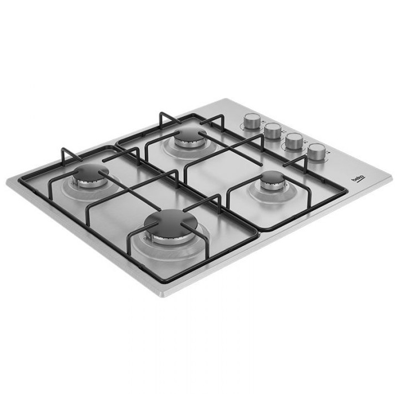 Plaque de Cuisson Encastrable BEKO HIGG64123SXL 4 Feux 61 cm - Inox - Image 3