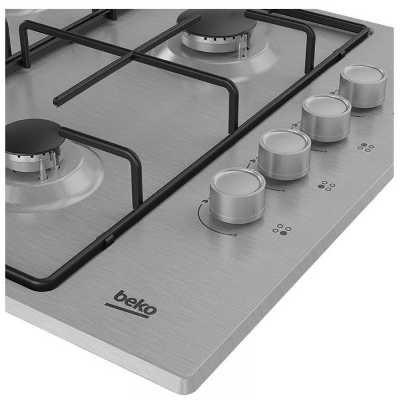 Plaque de Cuisson Encastrable BEKO HIGG64123SXL 4 Feux 61 cm - Inox - Image 5