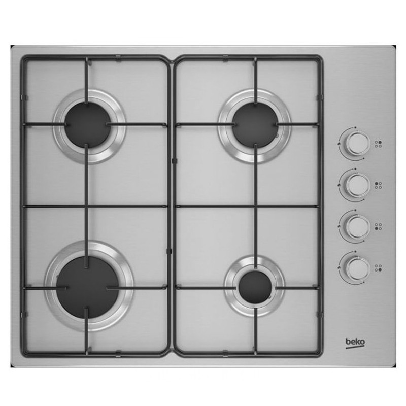 Plaque de Cuisson Encastrable BEKO HIGG64123SXL 4 Feux 61 cm - Inox