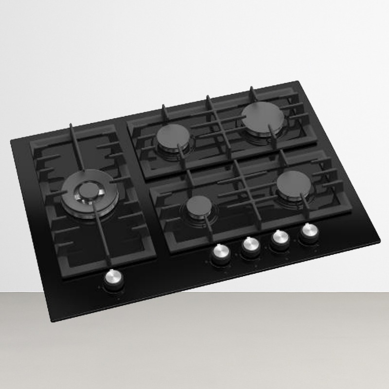 Plaque de Cuisson Encastrable ARTHUR MARTIN AMPW75VB 5Feux 75cm - Noir - Image 2