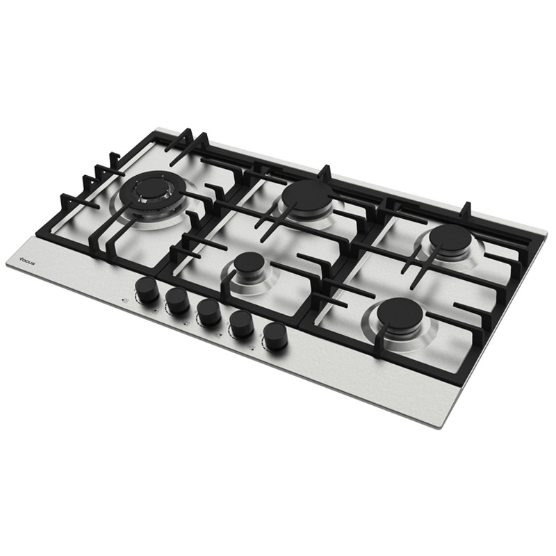 Plaque de Cuisson Encastrable FOCUS F4789X 5 Feux 90cm - Inox - Image 2