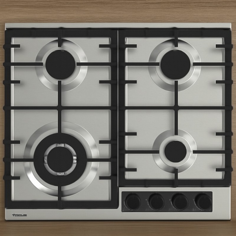 Plaque De Cuisson Encastrable FOCUS F8002XS 4 Feux 60cm - Inox - Image 2