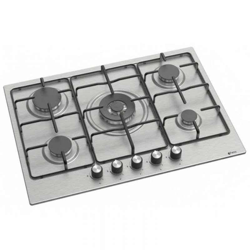 Plaques de Cuisson Inox 5 Feux 70cm - Franco 70350-I, Photo boutique MyTek chez MyTek