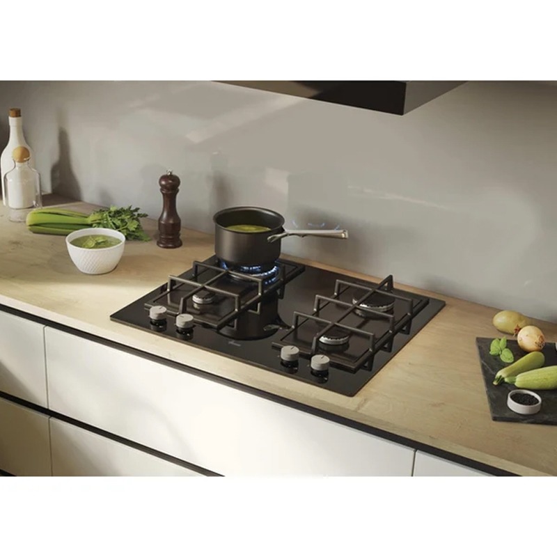 Plaque de Cuisson Encastrable HOOVER HVG6BR4C3B 4Feux 60cm - Noir - Image 4