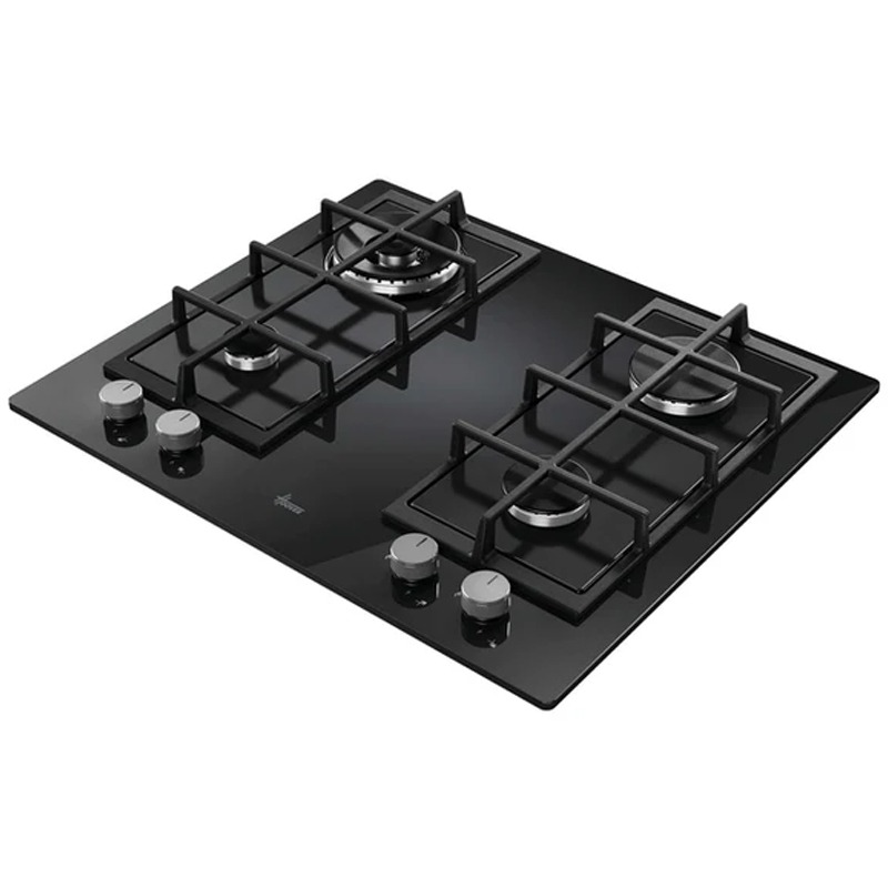 Plaque de Cuisson Encastrable HOOVER HVG6BR4C3B 4Feux 60cm - Noir - Image 3