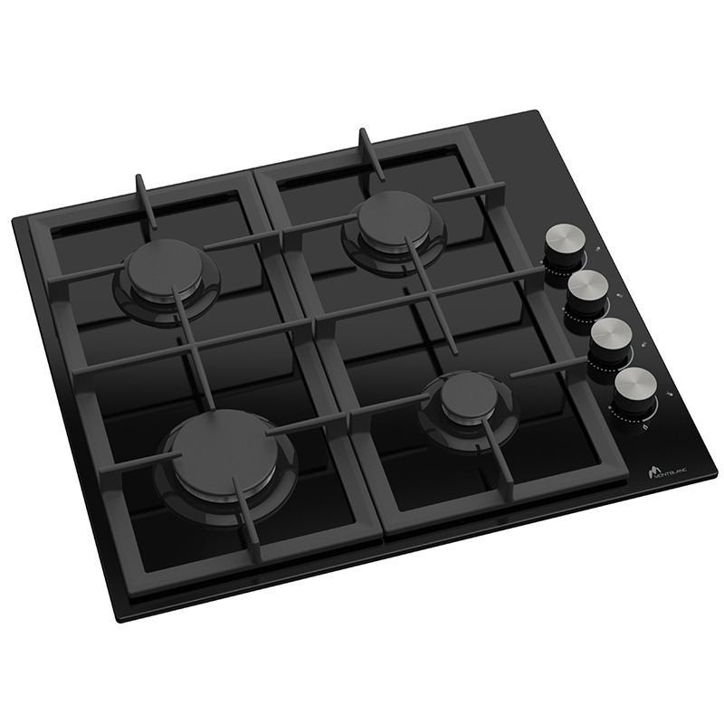 Plaque de Cuisson Encastrable MONTBLANC PNR60-4 60cm - Noir - Image 2