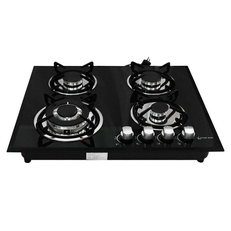 Plaque de Cuisson Encastrable STARONE ST-G624-2 4Feux 60cm - Noir