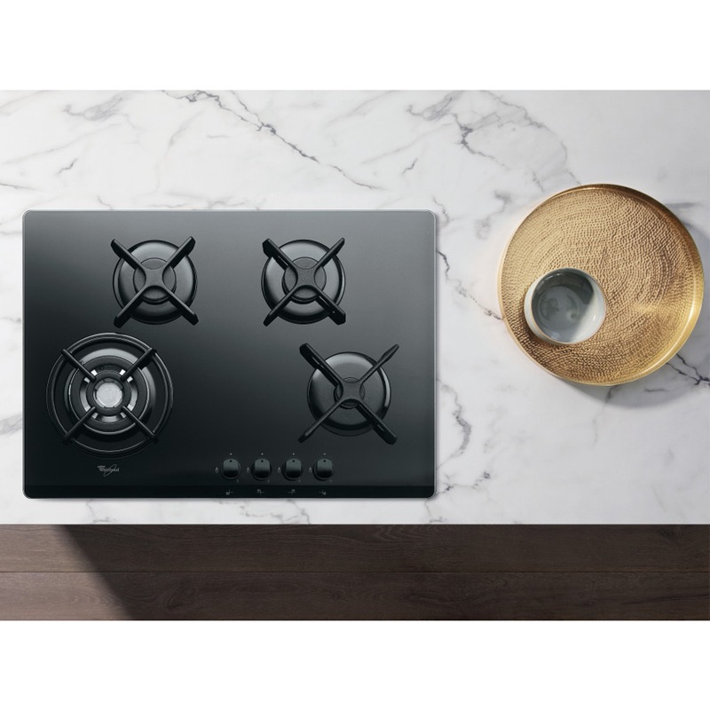 Plaque De Cuisson Encastrable WHIRLPOOL AKT5000NB 4Feux 70cm - Noir - Image 2