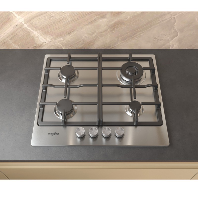 Plaque de Cuisson Encastrable WHIRLPOOL TGML661IX 4 Feux - Inox - Image 4