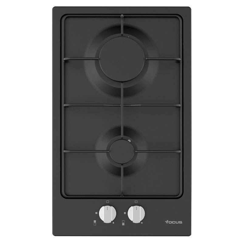 Plaque de Cuisson Encastrable FOCUS F813B 2 Feux 30cm - Noir