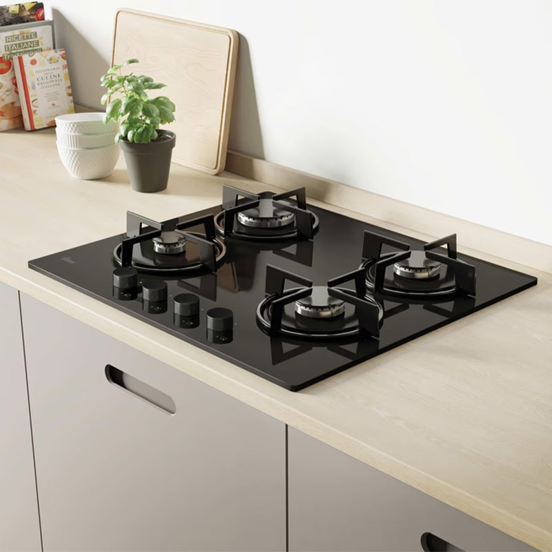 Plaque de Cuisson Encastrable HOOVER H-HOB 300 HVW6MBB 4Feux 60cm - Noir - Image 2