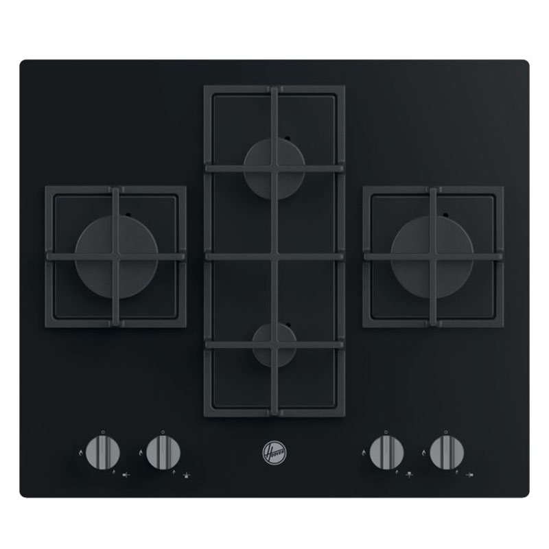 Plaque de Cuisson HOOVER HVG6DK3B-4U2 4 Feux 60 cm - Noir