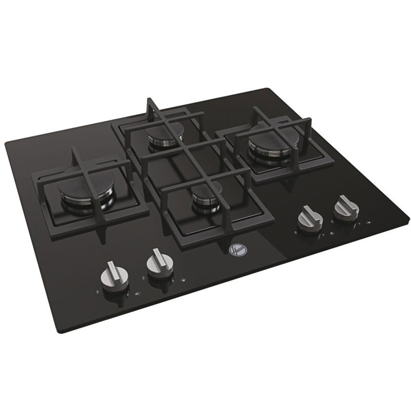 Plaque de Cuisson HOOVER HVG6DK3B-4U2 4 Feux 60 cm - Noir - Image 3
