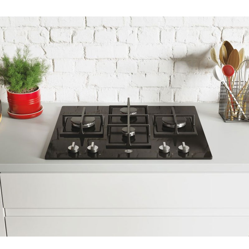 Plaque de Cuisson HOOVER HVG6DK3B-4U2 4 Feux 60 cm - Noir - Image 4