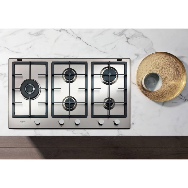 Plaque De Cuisson Encastrable WHIRLPOOL GMA9522IX 5Feux - Inox - Image 3