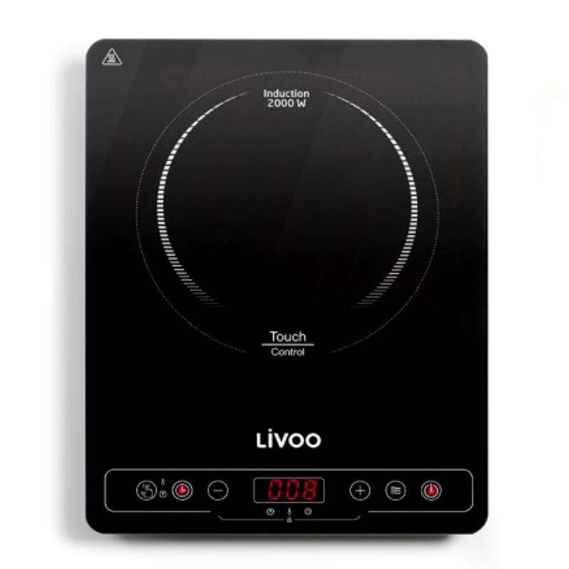 Livoo DOC235 plaque Noir Comptoir 28 cm Plaque avec zone à induction 1 zone(s), Photo boutique MyTek chez MyTek