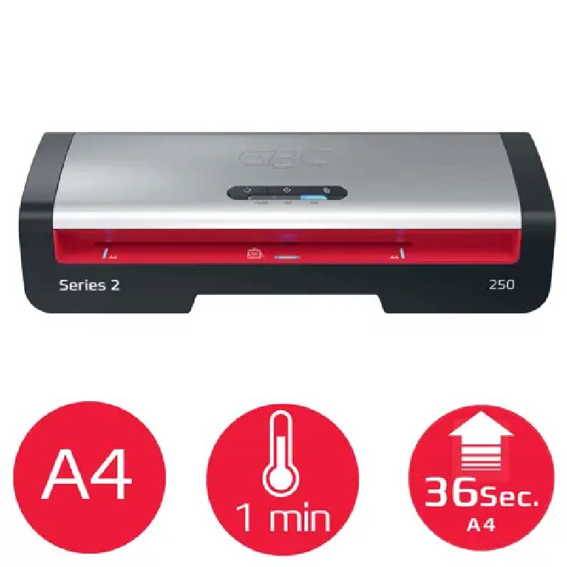 Plastifieuse GBC 250 Office A4 - Noir & Rouge - Image 3