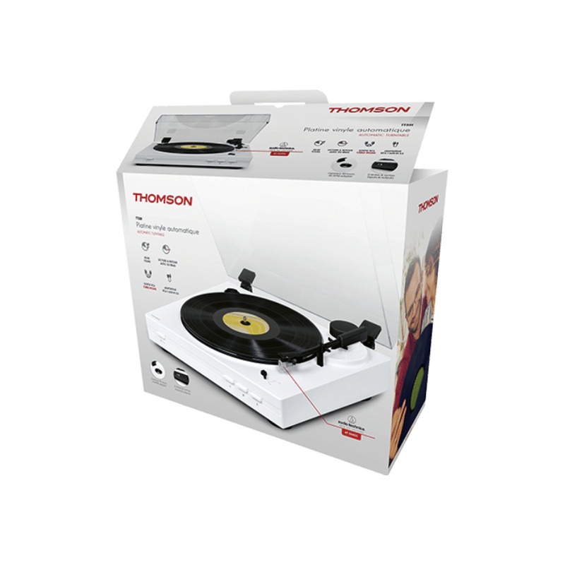 Platine Vinyle THOMSON Automatique TT351 - Blanc - Image 7