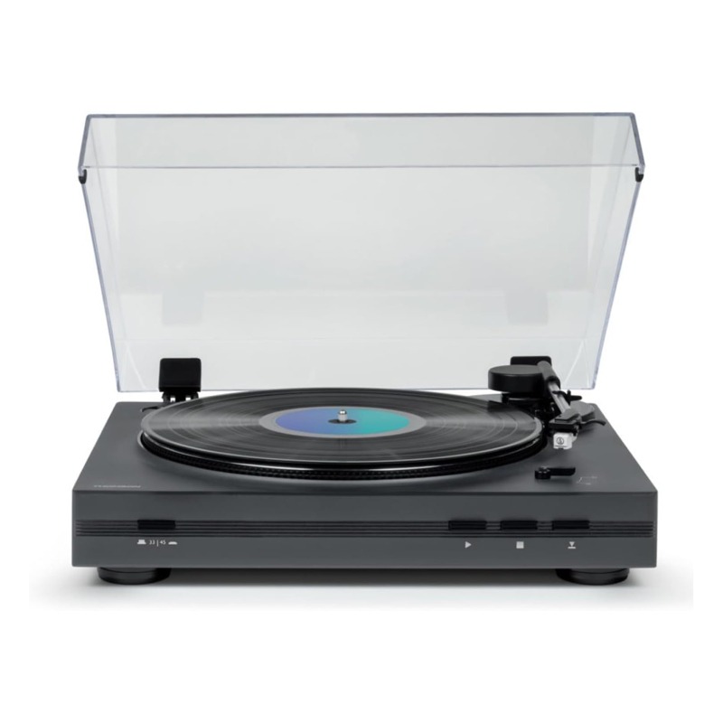Platine Vinyle THOMSONTT355 Automatique- Blanc & Bois 