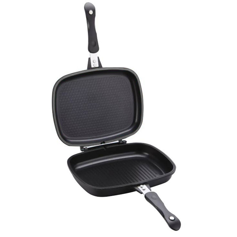 Poêle Double Face Royal Dessini KP-36 - Noir - Image 2