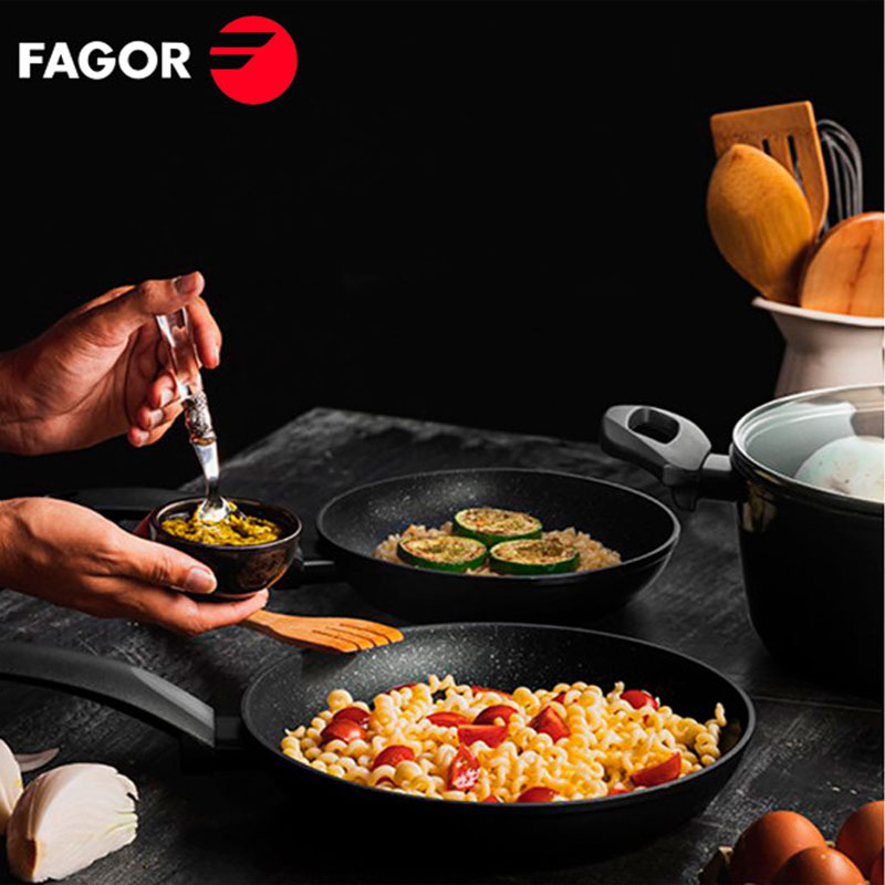 Poêle FAGOR VIVANT 24 cm Aluminium - Noir - Image 4