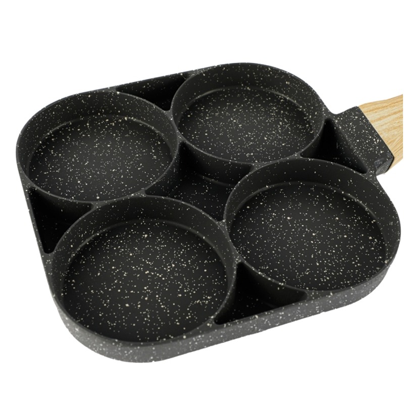 Poêle multifonction à 4 Compartiments - Gris - Image 3